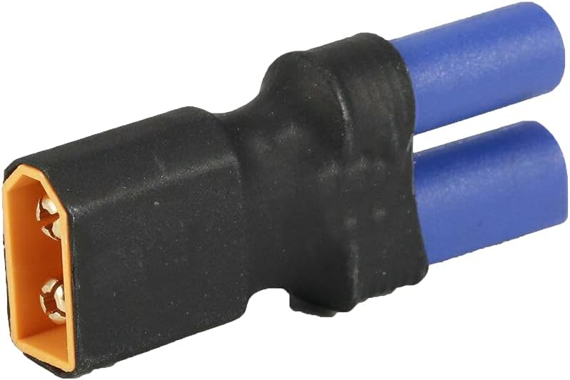 LINSYRC 5-Pack XT60 Male Connector to EC5 Female Connector Adapter Plug for RC Lipo Battery - Image 3